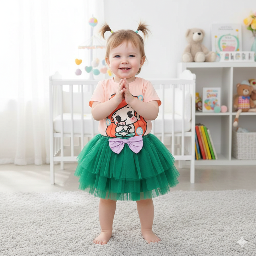T-shirt & Skirt Set
