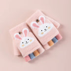 Kids Winter Fingerless Gloves