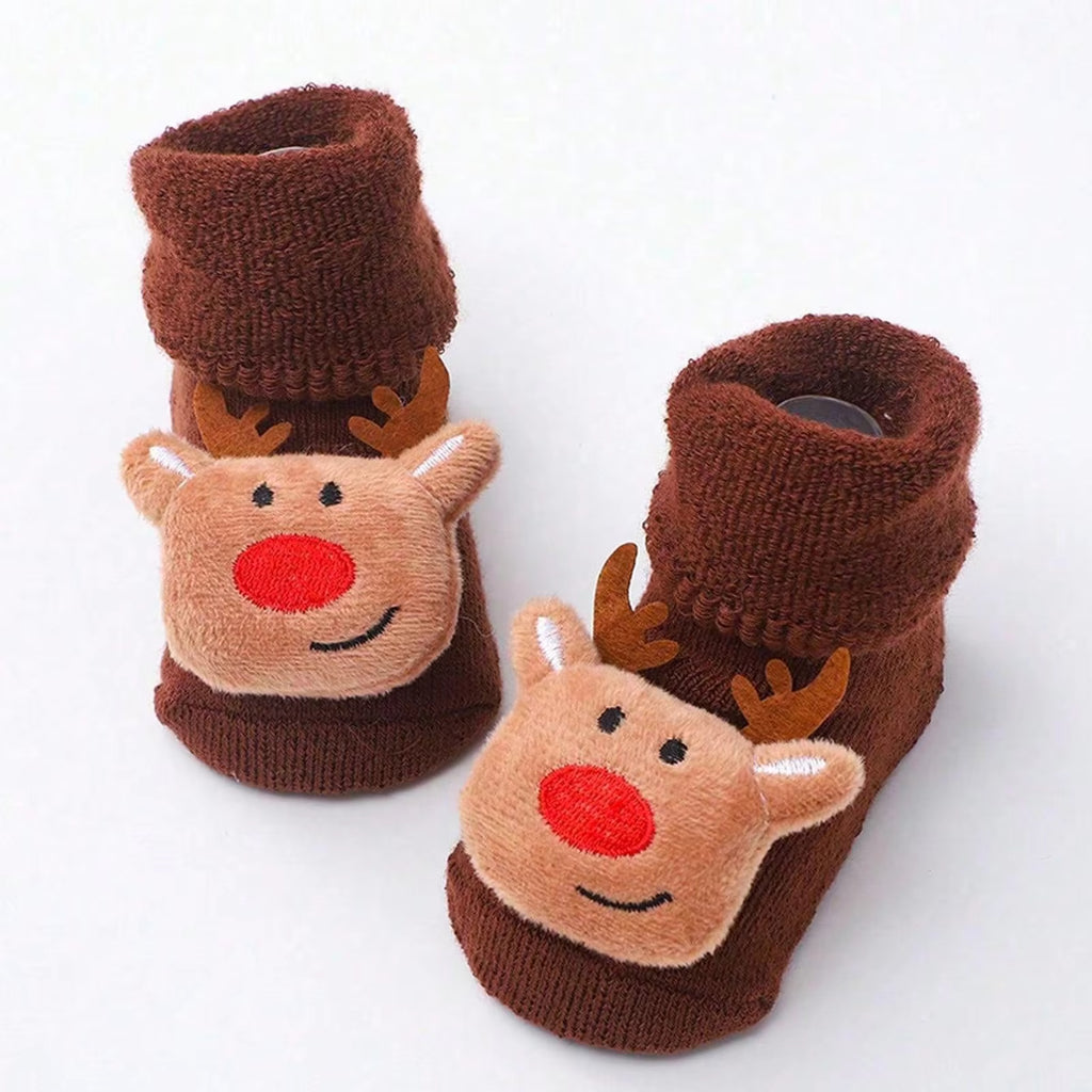 Baby Reindeer anti-slip Socks