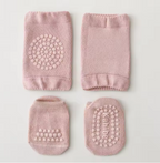 Baby Knee Pads & Grip Socks Set