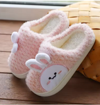 Kids Fluffy Bunny Slippers