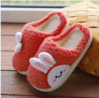 Kids Fluffy Bunny Slippers