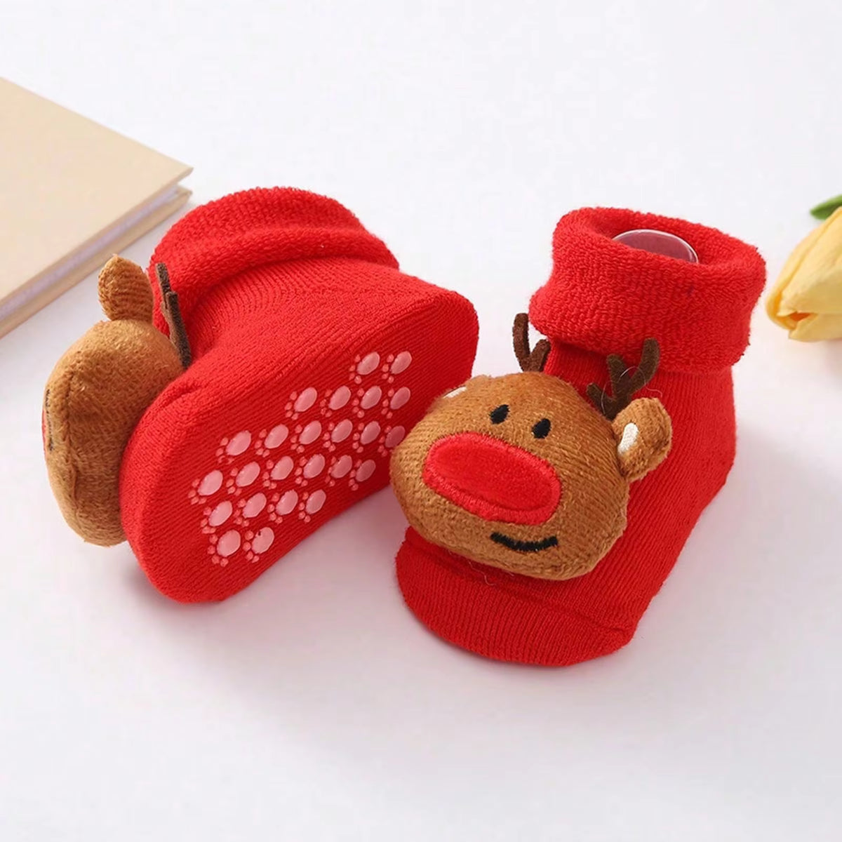 Baby Reindeer anti-slip Socks