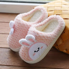 Kids Fluffy Bunny Slippers