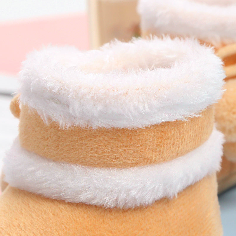 Baby anti-slip Pom-Pom Booties for winter